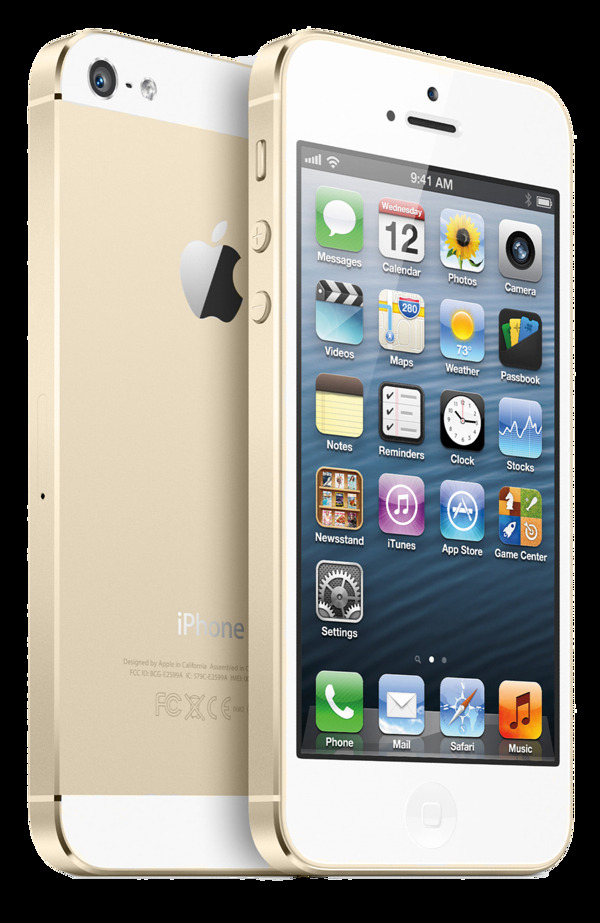 iPhone5s土豪金素材圖片