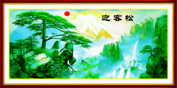 迎客松圖片