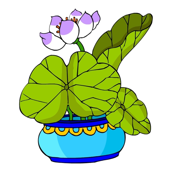 花卉古典插畫
