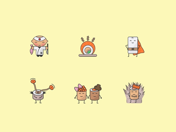 壽司素材圖標(biāo)