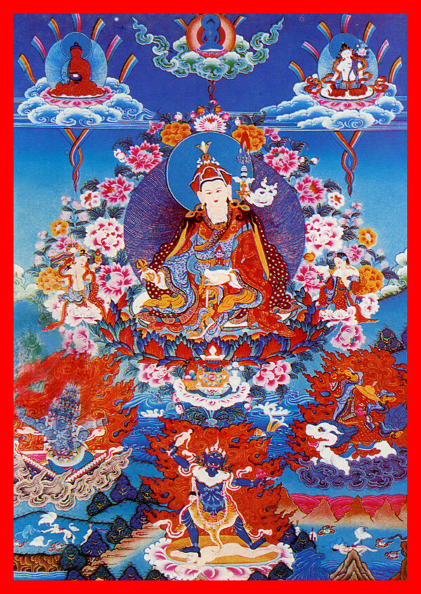 日喀则唐卡佛教佛法佛经佛龛唐卡全大藏族文化13图片
