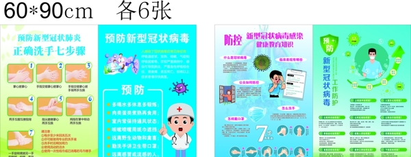 冠狀病毒宣傳海報(bào)