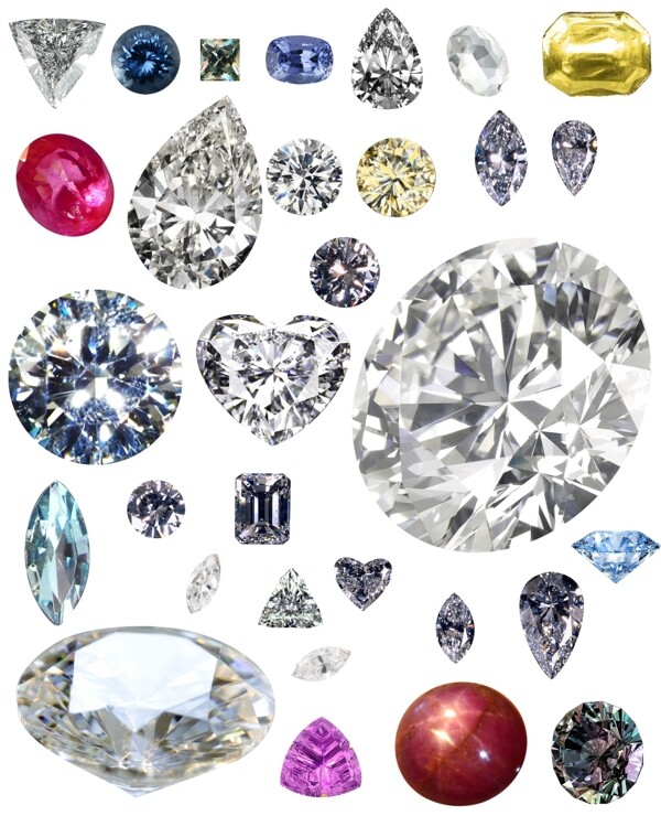钻石素材珠宝修图