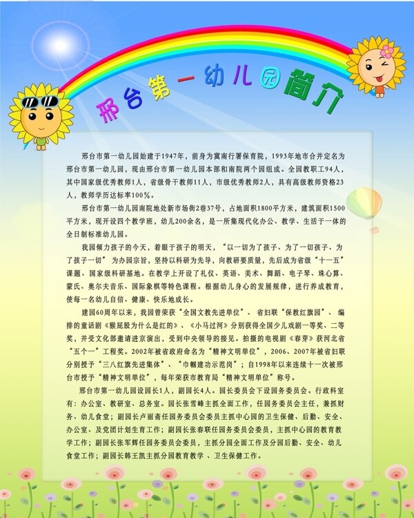 幼兒園展板圖片