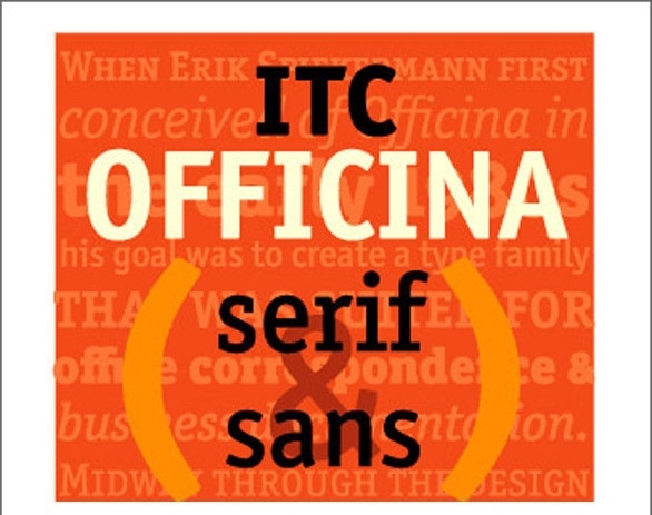 世界100佳英文商业字体08Officina