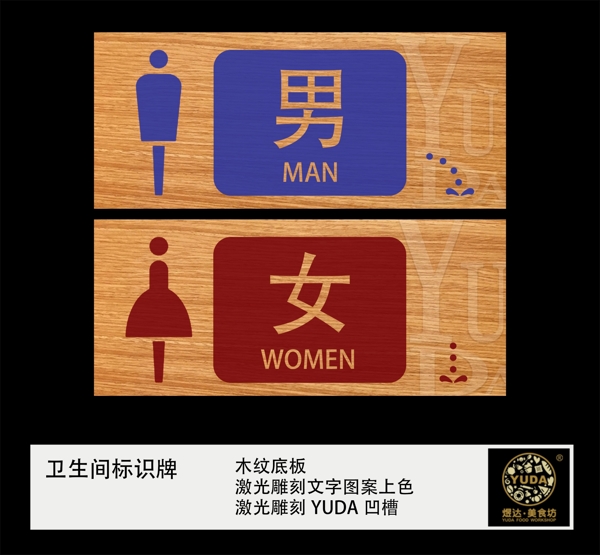 廁所標(biāo)識(shí)牌
