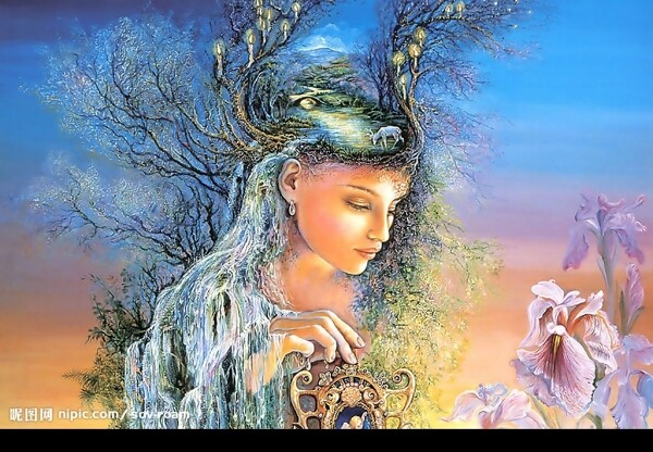 漂亮的歐美手繪插畫圖片
