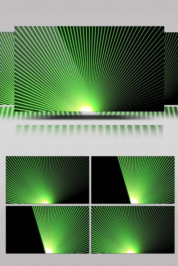 绿色光线动态视频素材