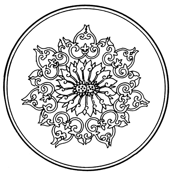 團花紋樣傳統(tǒng)圖案0210