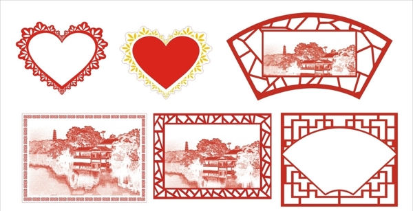 邊框心形