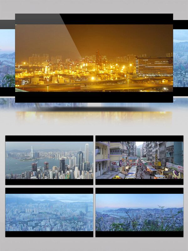 2K香港高清延时拍摄城市风光