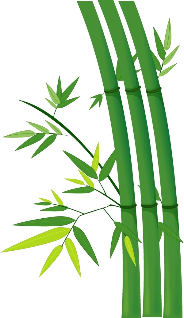 竹子中国风植物水墨