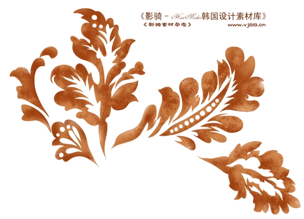 花紋花朵裝飾修飾HanMaker韓國設(shè)計(jì)素材庫