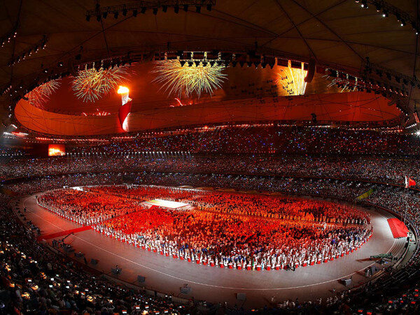 2008年北京奥运会开幕式火焰图片