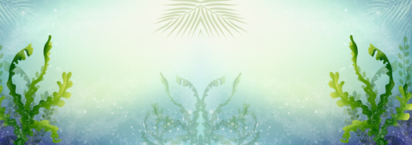 海底清新夢(mèng)幻背景banner