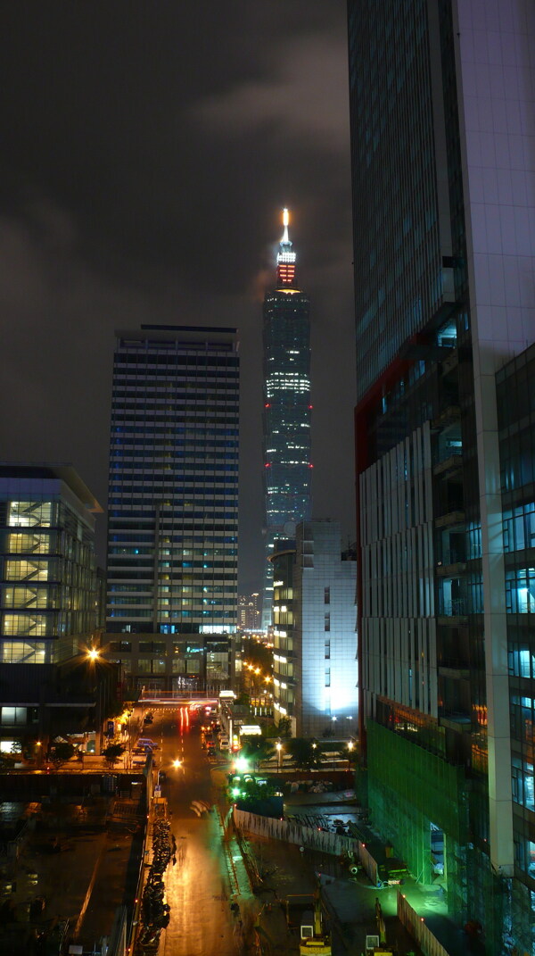 台湾建筑101台湾夜景