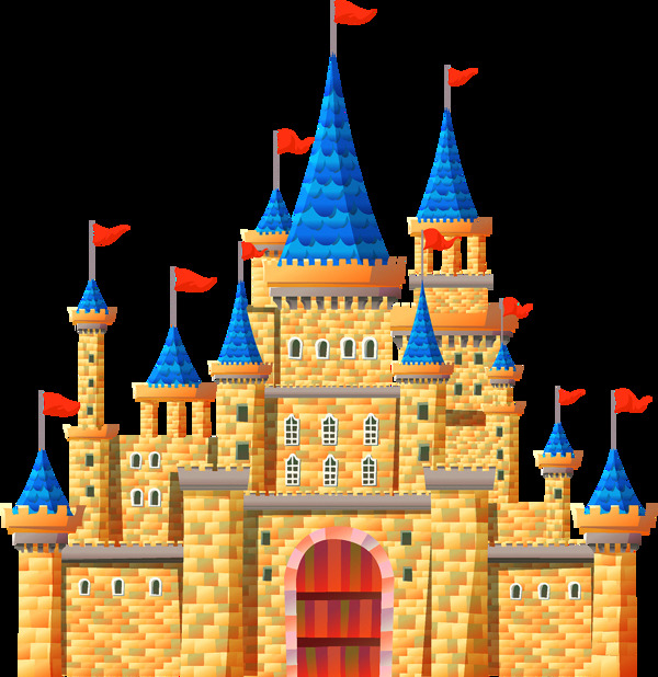 现代卡通欧式城堡