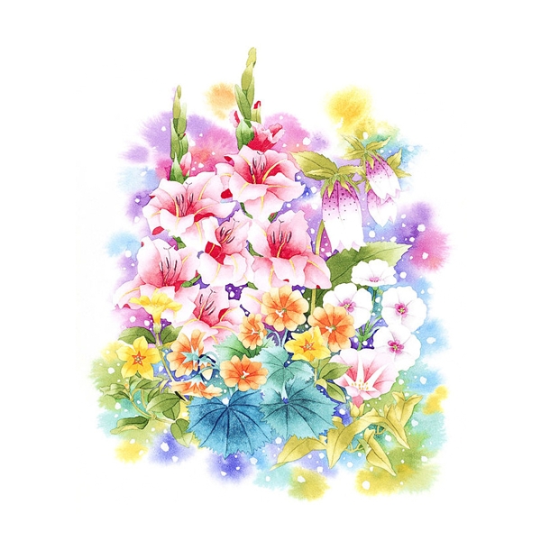位圖寫意花卉植物花朵免費素材
