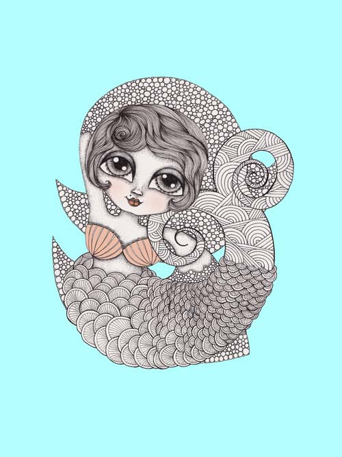 位圖插畫(huà)時(shí)尚插畫(huà)插畫(huà)師Danielle免費(fèi)素材