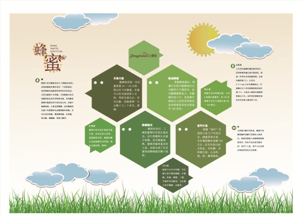 蜂窩造型文化墻