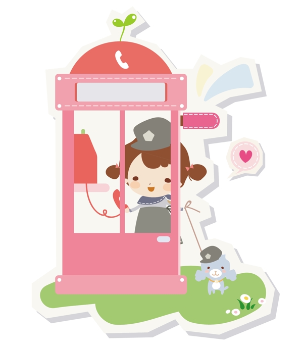 最新韓國矢量卡通素材295