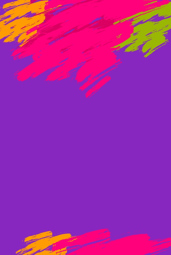 紫色简约油画颜料广告背景