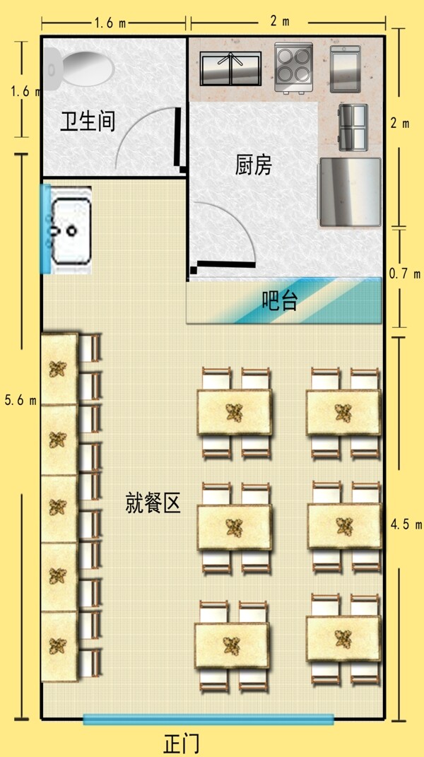 店面裝修平面圖
