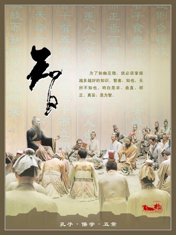 孔子五常之智圖片