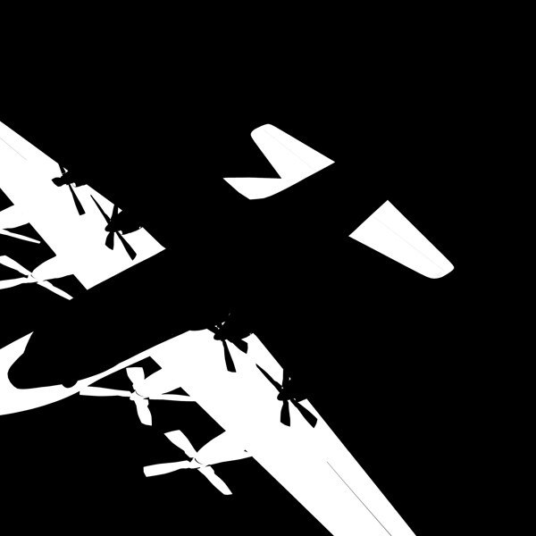 运输机客机飞机3dmax模型3