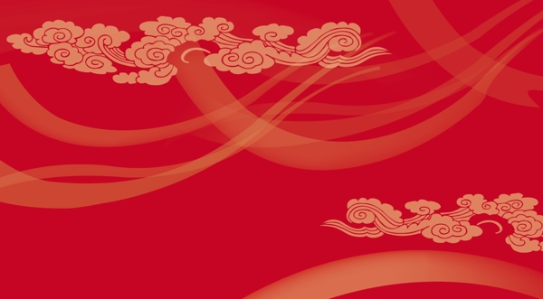 祥云彩虹廣告背景圖片