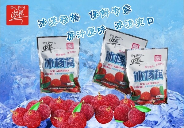 冰凍楊梅圖片