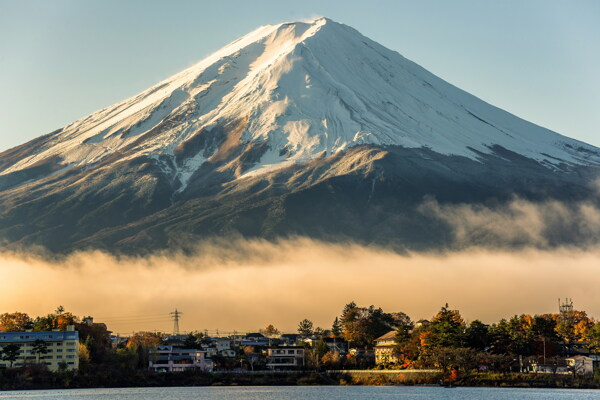 日本富士山風(fēng)景圖片