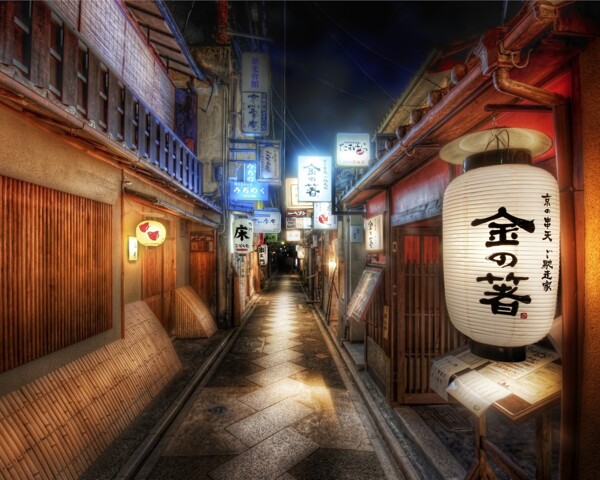 日本小巷图片
