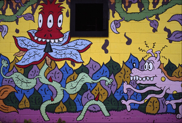 怪物街头涂鸦0002