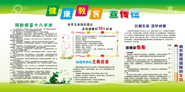 健康教育宣傳欄