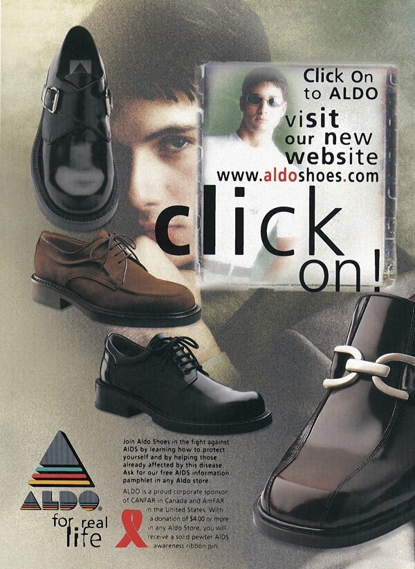 0007皮鞋皮靴广告平面