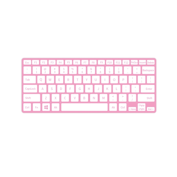 简约创意粉色电脑键盘膜字母数字设计元素