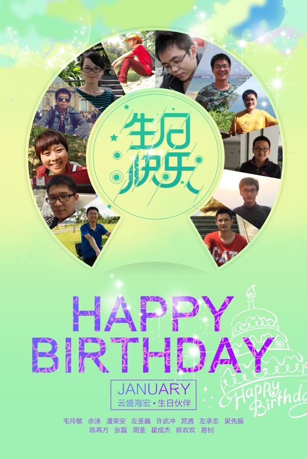 生日快樂圖片