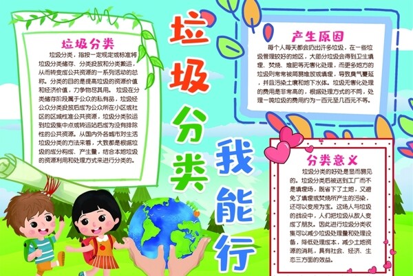 垃圾分類小報(bào)