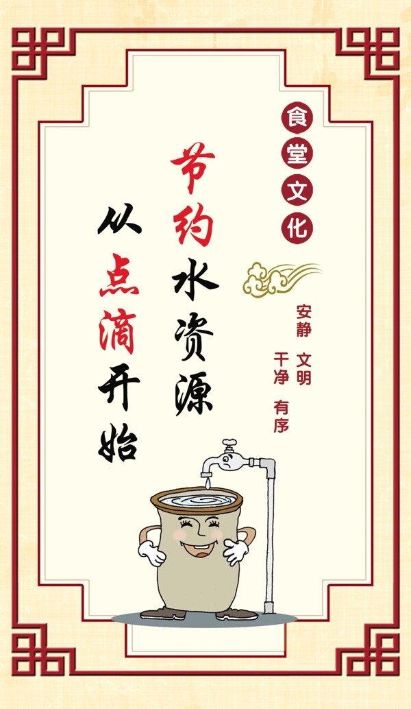 食堂文化展板
