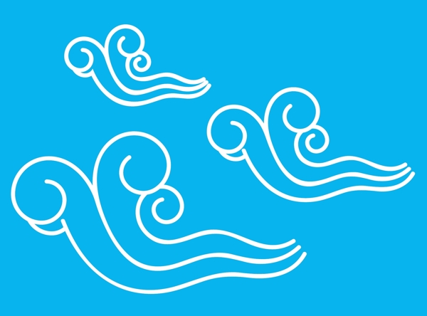 印花矢量圖色石藍(lán)色青色民族免費(fèi)素材
