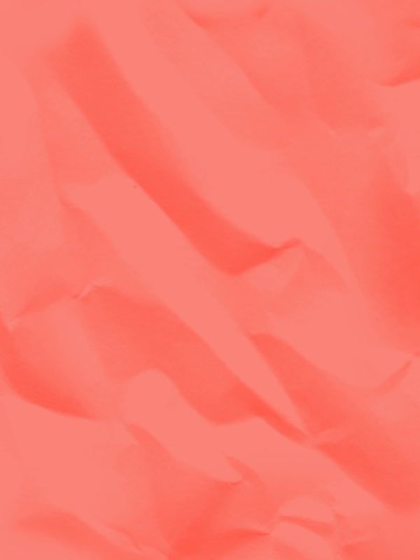 纯原创珊瑚红褶皱纸张背景