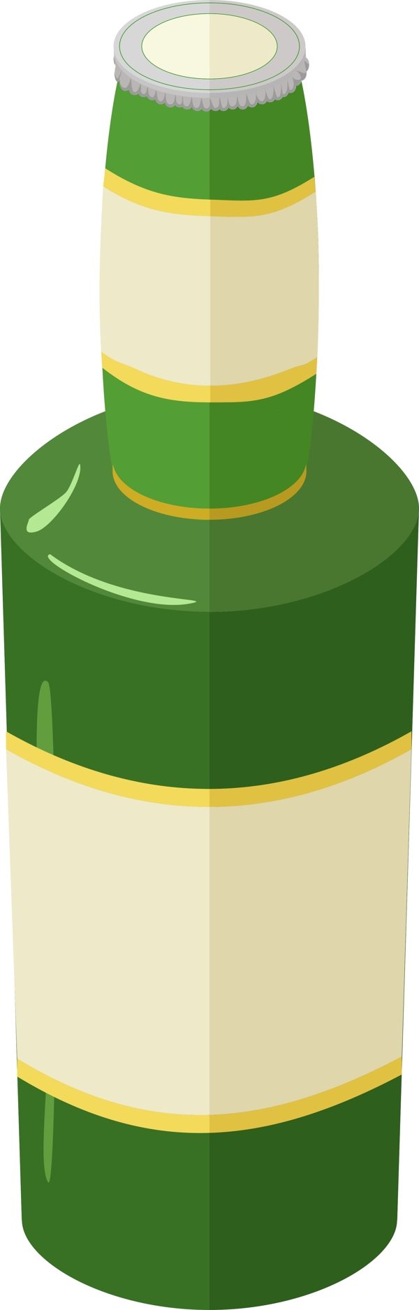绿色盘装啤酒插图