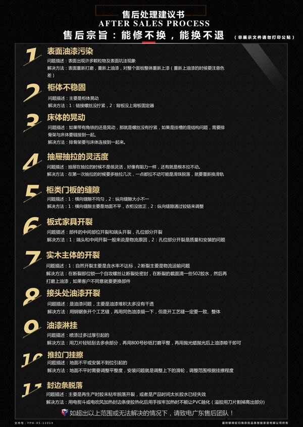 售后問(wèn)題