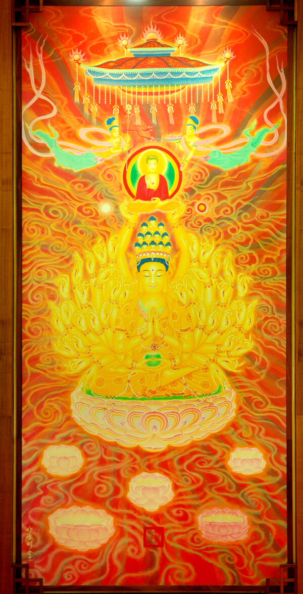 千手觀音圖圖片