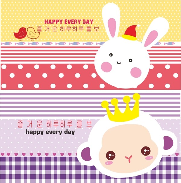 韓國(guó)可愛(ài)卡通印花圖片