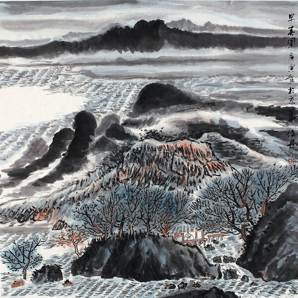 早春圖圖片
