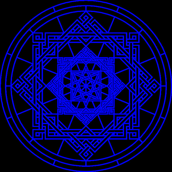 湖邊的幾何圖案的剪輯藝術(shù)