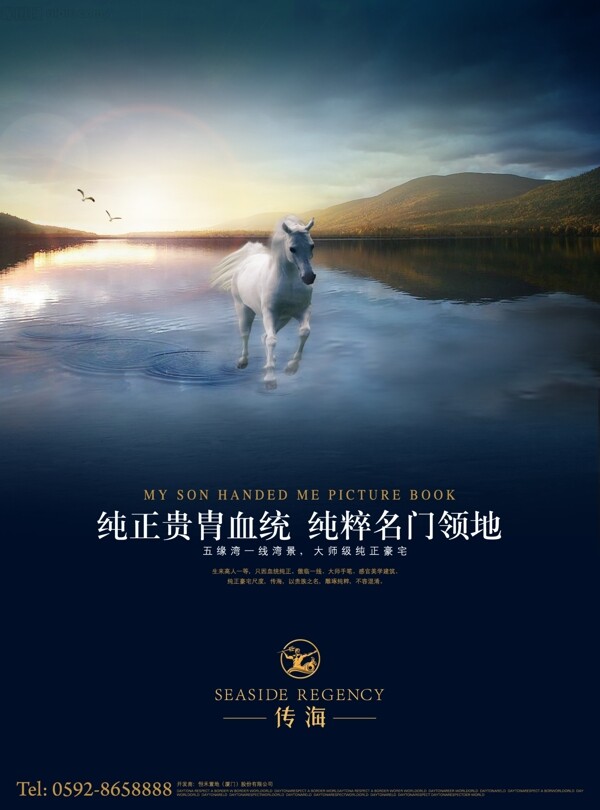 房地產(chǎn)純正高貴血統(tǒng)海報