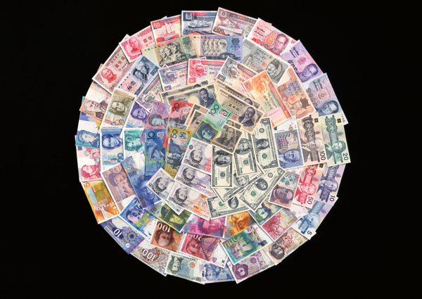 世界货币大圆盘